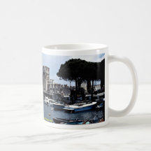 Sirmione Schloss, Südseite, See Garda, Italien Kaffee Tasse