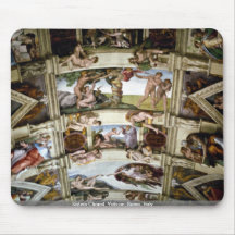 Sistine Kapelle, Vatikan, Rom, Italien Mousepads