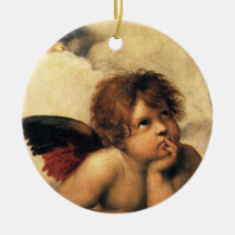 Sistine Madonna Engel durch RAPHAEL Raffaello Weihnachtsbaum Ornament