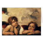 Sistine Madonna Engel durch RAPHAEL Sanzio Grußkarten