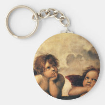 Sistine Madonna Engel durch RAPHAEL Sanzio Schlüsselanhänger