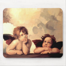 Sistine Madonna Engel Raffaelo Sanzio Mauspads