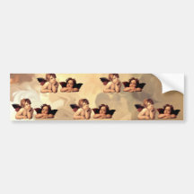 Sistine Madonna Engel-Tapete Raffaelo Sanzio Auto Sticker
