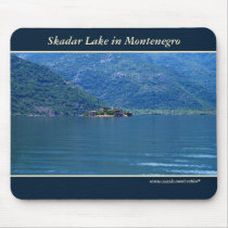 Skadar See in Montenegro mousepad mousepads