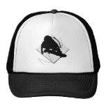 Skate für Ihren Leben-Skater-Silhouette-Hut Baseball Kappen