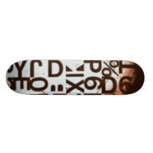 SKATEBOARD BEDRUCKTES SKATEBOARD