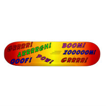 Skateboard-Comic Skateboarddeck