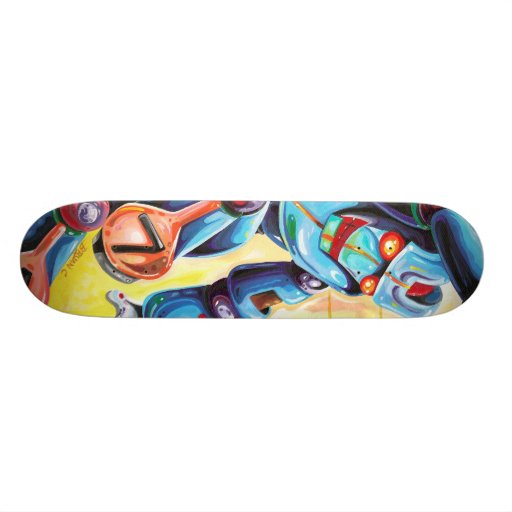 Skateboard des Alpha-sieben Bedruckte Skateboarddecks