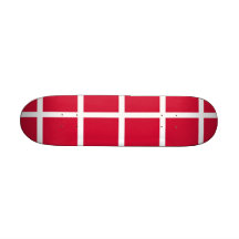 Skateboard mit Flagge von Dänemark Individuelle Decks