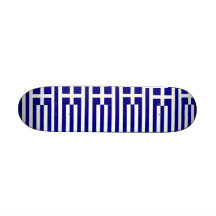 Skateboard mit Flagge von Griechenland Individuelle Skatedecks