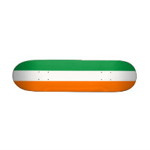 Skateboard mit Flagge von Irland Skateboardbretter