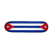 Skateboard mit Flagge von Kuba Bedruckte Skateboarddecks