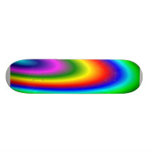 Skateboard mit Regenbogen Individuelles Skateboard