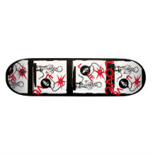 SKATEBOARD PRO LOVEBOMB by SHIRTAMERICA Personalisierte Skatedecks
