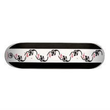 SKATEBOARD PRO SK8TE SKULLS PERSONALISIERTES SKATEBOARDDECK