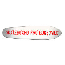 SKATEBOARD-PRO WILD GEGANGEN INDIVIDUELLES DECK