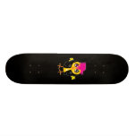 Skateboard-Rocker-Küken Bedruckte Skateboarddecks