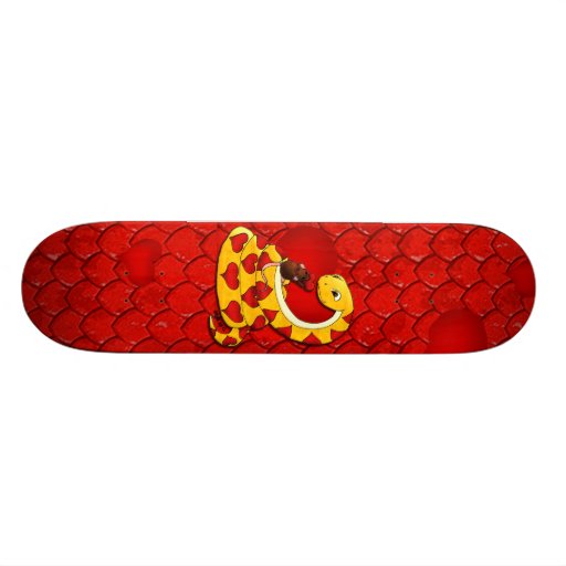 Skateboard - Simon die Schlange Skateboarddeck