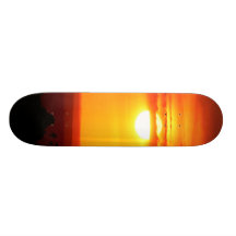 Skateboard-Sonnenuntergang Individuelle Decks