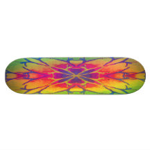 Skateboard "Tänzer (rainbow-psychedelic2) " Individuelle Skateboards