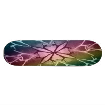 Skateboard "Tänzer (RegenbogenDrehung) " Personalisierte Skateboarddecks