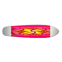 Skateboard verrücktes rosa customizeable skateboarddecks
