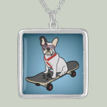 Skateboarding französische Bulldoggen-Halskette halsketten