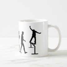 Skateboardliebhaber, die Skateboardfahrerschleifen Kaffee Tassen