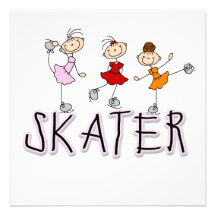 Skater-T-Shirts und Geschenke Individuelle Einladungen