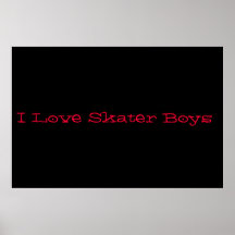 Skaterjungen der Liebe I Plakatdruck