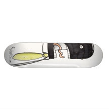 Skaterow. Monster-Entwurf Personalisierte Skateboarddecks