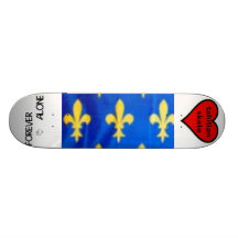 Skatetahitian (Lilieblume) Personalisiertes Skateboarddeck