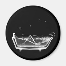 Skeleton B&W Bad-Zeit des Röntgenstrahl- Magnete