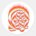 Skeleton Fliegen-Spulenflamme Stickers