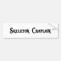 Skeleton Geistlich-Autoaufkleber