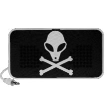 Skeleton Gekritzel des alien Mini Speaker
