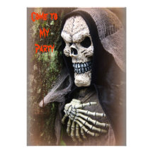 Skeleton Halloween-Einladung