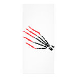skeleton Knochenhandbloody Kratzer Werbekarten