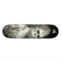 skeleton Mädchen Skateboardbretter