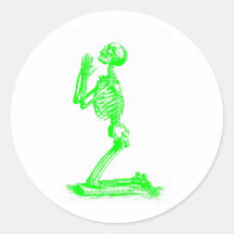 skeletongreen sticker
