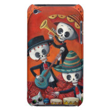 Skelett-Band Dia de Muertos Musical iPod Case-Mate Hüllen