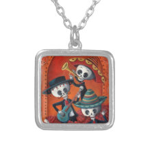 Skelett-Band Dia de Muertos Musical Personalisierter Schmuck