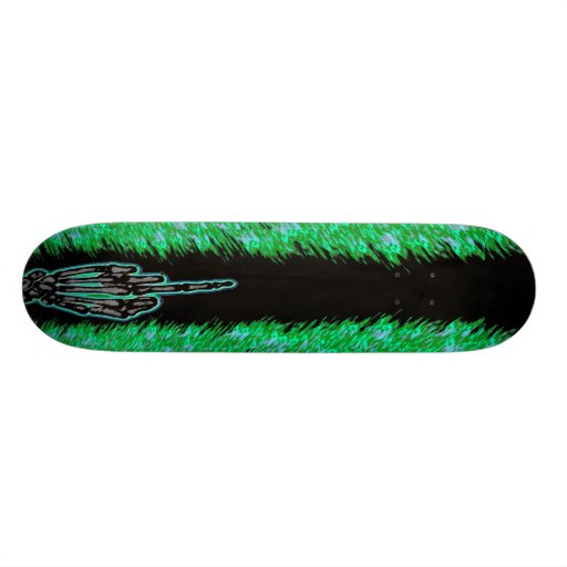 Skelett Knochen Skateboard Brett