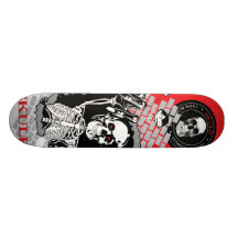 SKELETT - Skateboard heraus brechen Skateboarddecks