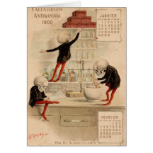 Skelettartige Apotheke Karte