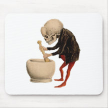 Skelettartige Apotheke Mousepads