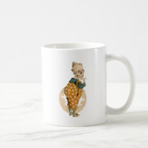 Skelettartiger Clown Kaffee Tasse