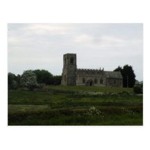 Skipsea Kirche, Yorkshire-Postkarte