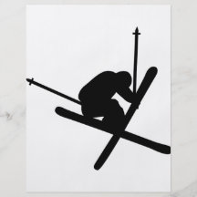 Skisprungsskifahren Personalisierte Flyer