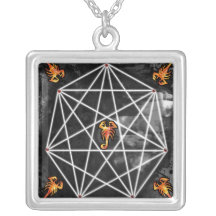 Skorpion septagram personalisierter schmuck